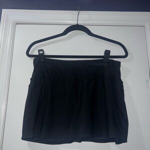 Girls Everyday Black Skort with Built-In Shorts